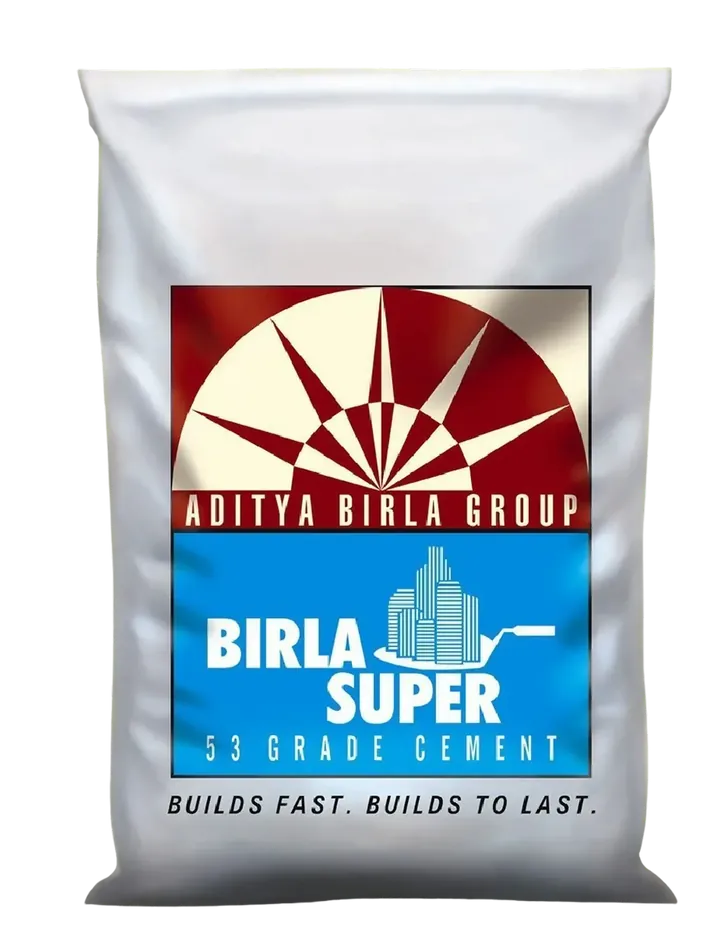 (50 Bags MOQ) Birla Super 53 Grade Cement 50Kg Bag (50 Bags Multiple) 