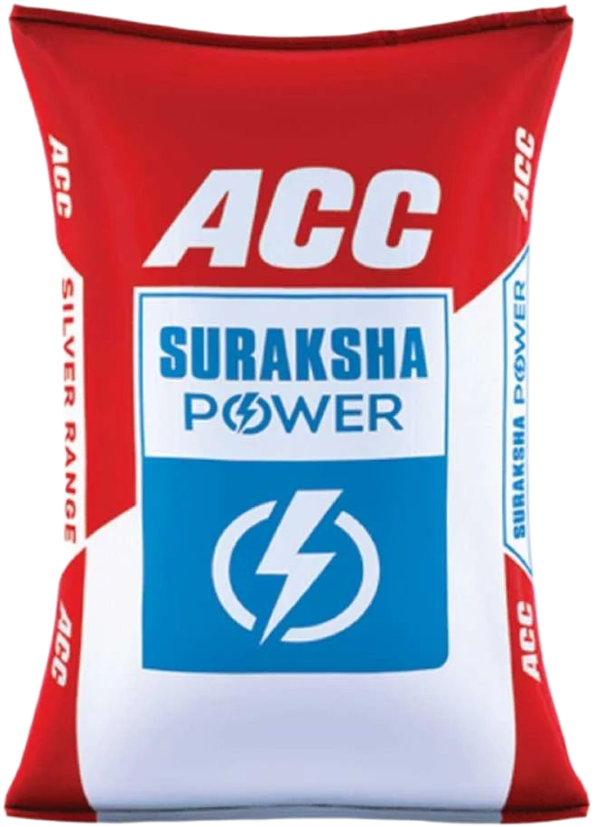 (50 Bags MOQ) ACC Suraksha PPC Cement 50Kg Bag (50 Bags Multiple)