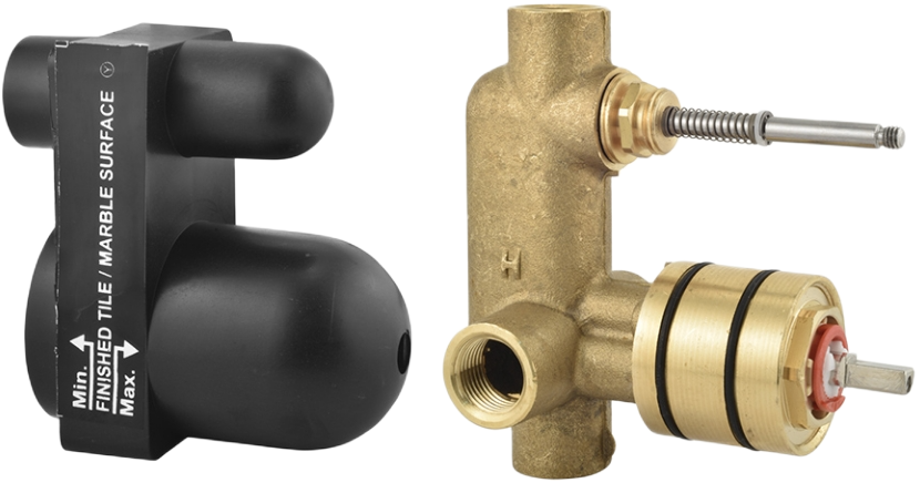 Jaquar - Concealed Body for Single Lever Diverter 40mm Cartridge - ALD-CHR-065M - image 2