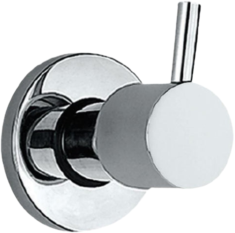 Jaquar - Exposed Part Kit of Concealed Stop Cock & Flush Cock - Florentine - Chrome - FLR-CHR-5083NK