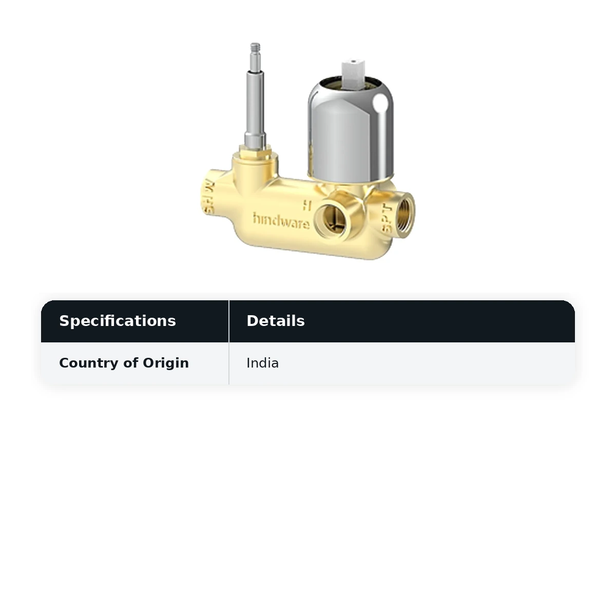 Hindware Body Of Single Lever Concealed Mixer & Diverter Cat. No. : F860103