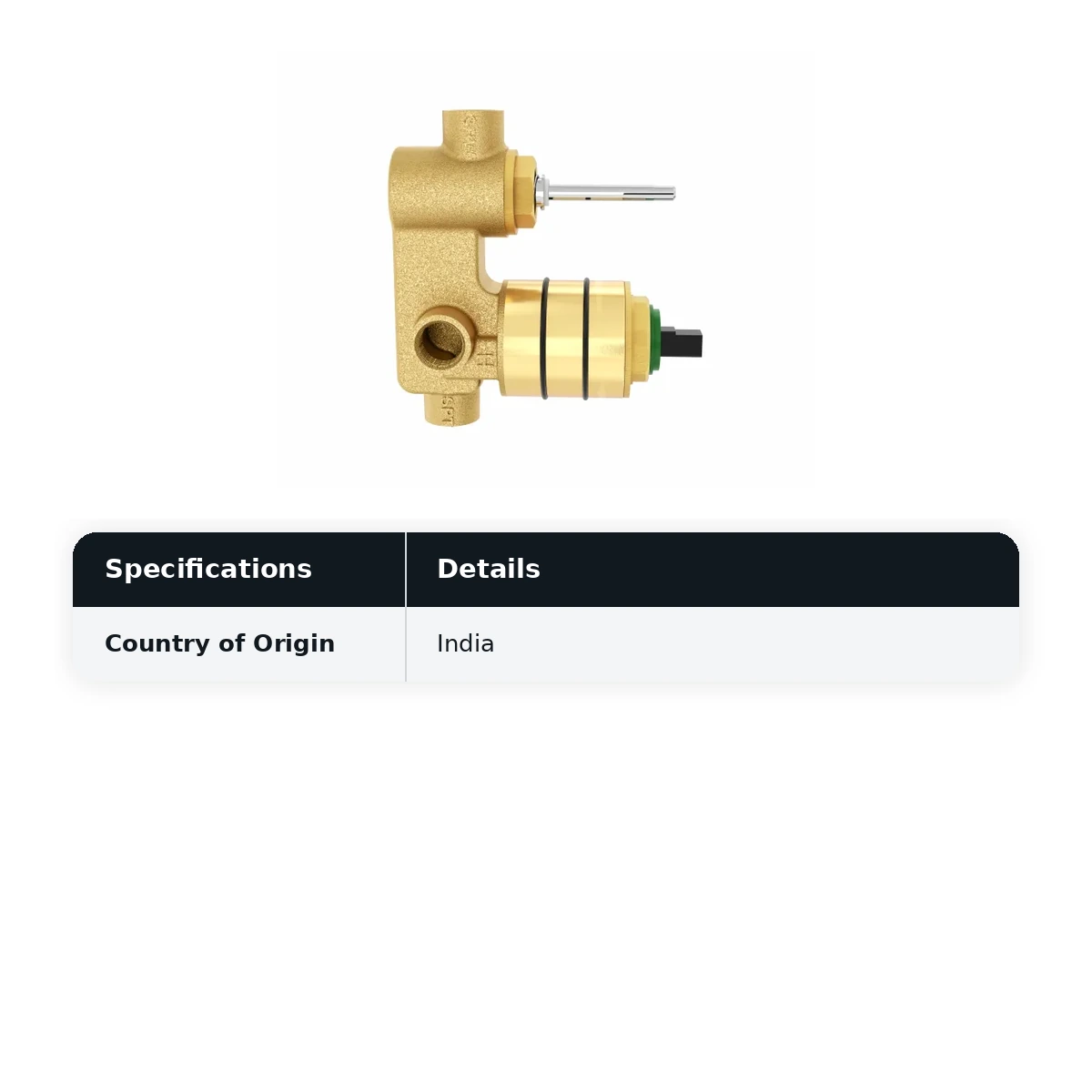 Cera Concealed part for high flow single lever diverter Cat No. : F4030301