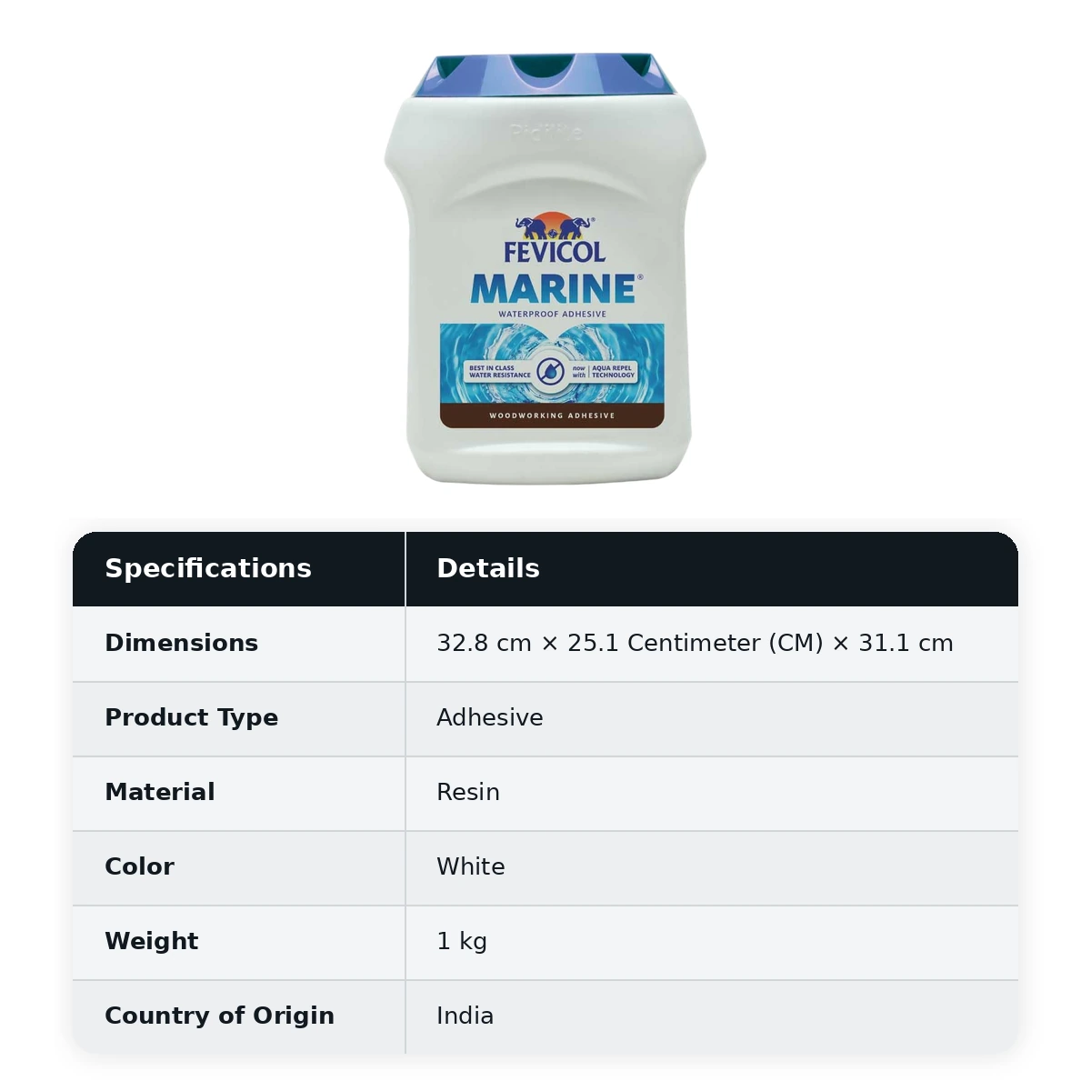 Fevicol Marine Best in class waterproof adhesive 1kg