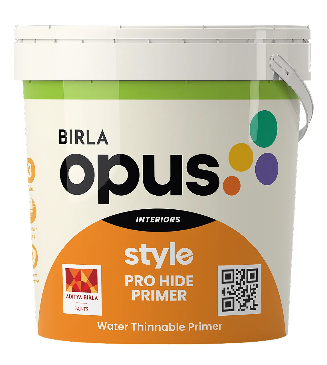 Birla Opus interior Economy Style Pro Hide Primer White (9900) 10 Liters