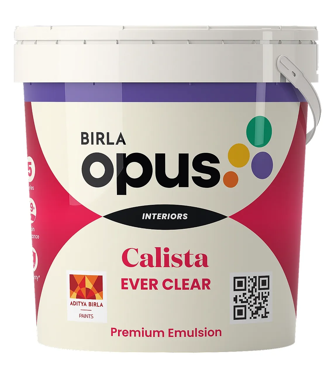 Birla Opus Interior Premium Calista Ever Clear White (9900) 10L