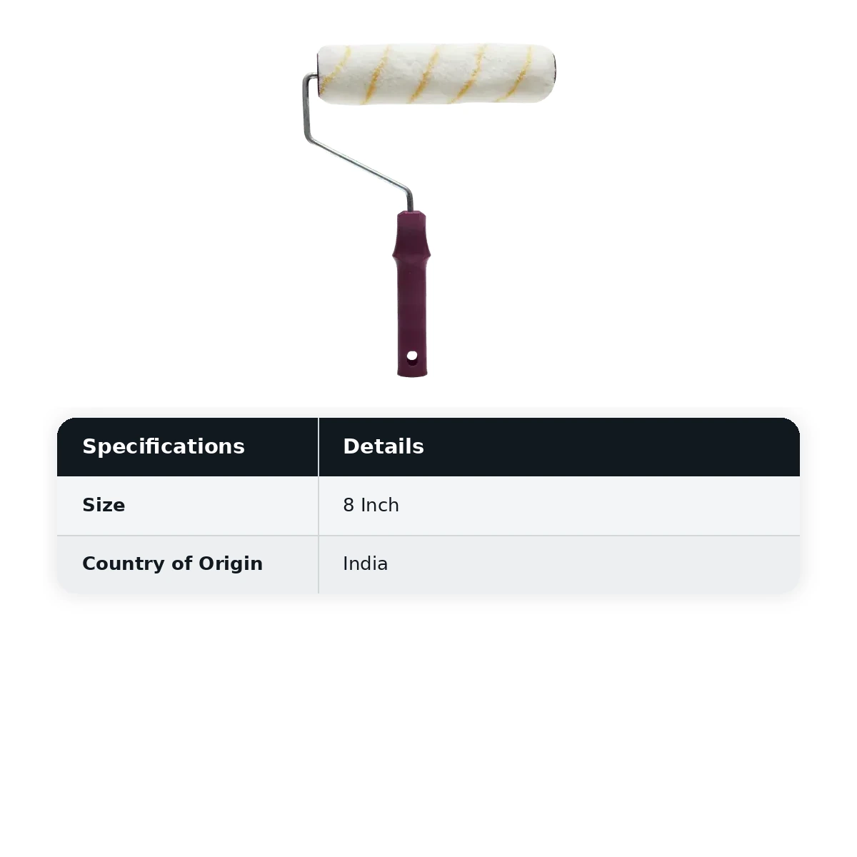Regional Brand Paints Roller exterior 8 Inch - image 2