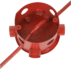VIP Metal Fan Box Red (Powder Coated) 19/20mm