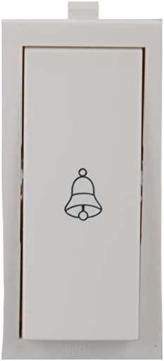ANCHOR Roma White, 10A, Bell Push Switch with Neon 21044 - image 2