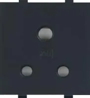 ANCHOR Roma Black, 10A/20A, Twin Socket 30828MB