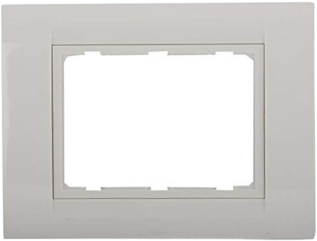 ANCHOR Roma 3 Module Tresa Plate with Frame (White) 30238WH - image 2