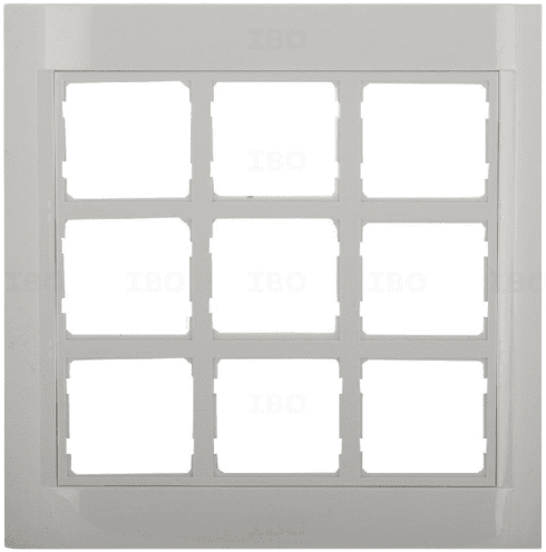 ANCHOR Roma 18 Module Tresa Plate with Frame (White) 30282WH - image 2