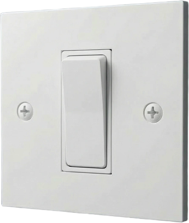 ANCHOR Roma 1 Module Deko Single Mounting Plate (White) 21317WH - image 2