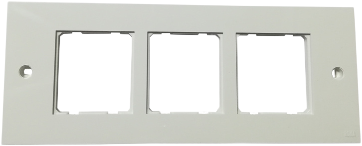 ANCHOR Roma 6 Module Deko Single Mounting Plate (White) 21340WH - image 2