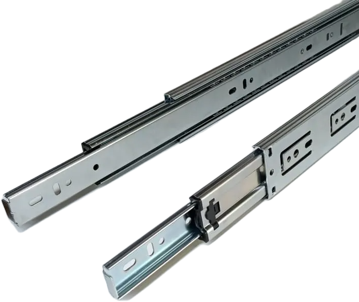 Ebco Hardware, Sleek Telescopic Drawer Channel
Slides - 35 - Soft Close, 300mm, Zinc White- Soft close, STDS30-35-SC