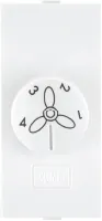 ANCHOR Roma White, Fan Step Regulator Tiny EME 100W 22546