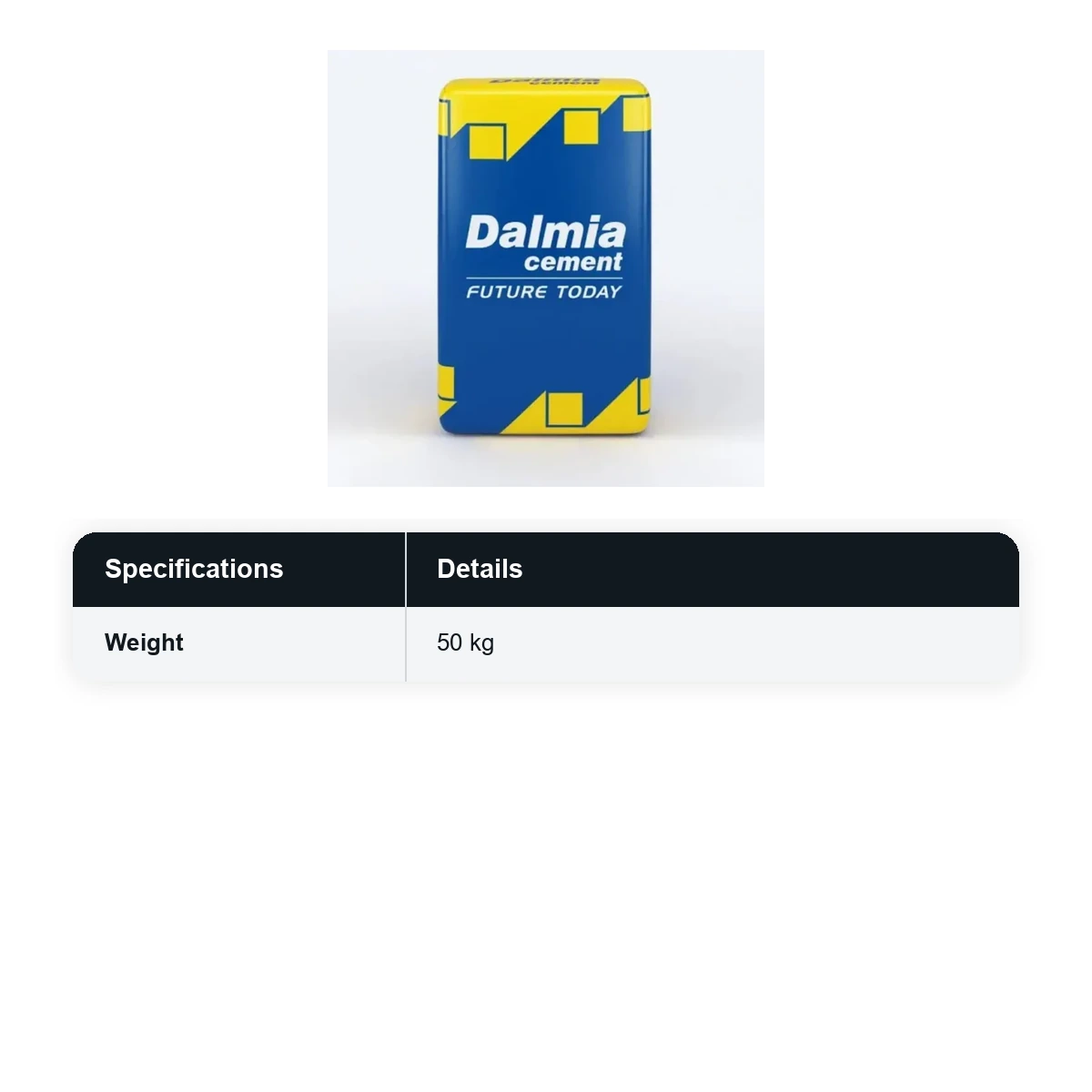 (50 Bags MOQ) Dalmia Portland Pozzolana (PPC) Cement 50Kg Bag (50 Bags Multiple)  - image 3