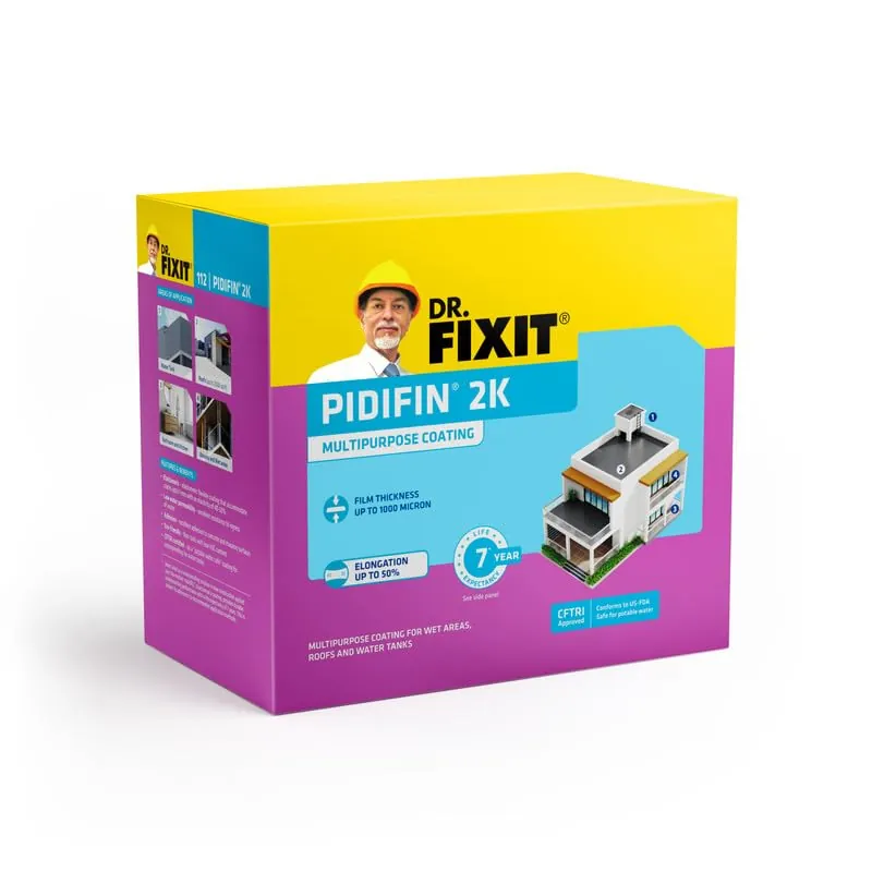 Dr. Fixit (112) Pidifin 2K Waterproof Coating, 3Kg