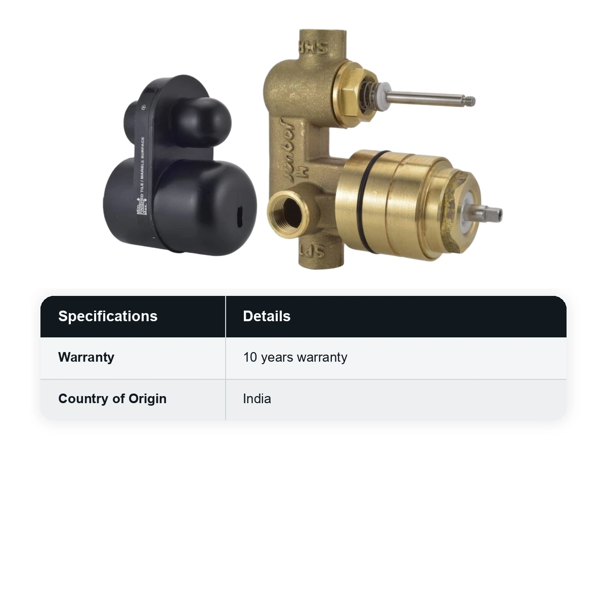 Jaquar - Concealed Body for Single Lever High Flow Diverter - ALD-CHR-079N - image 3