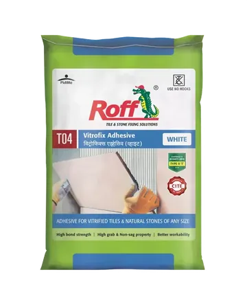 Roff (T04) Vitrofix Adhesive, White, 20Kg Bag