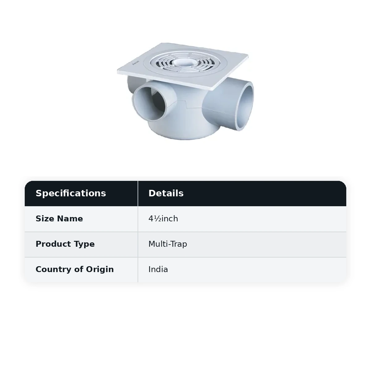 Supreme PVC S.W.R Multi-Trap, 4½inch, HT